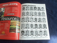 2001 SEP 29 FOOTBALL PROGRAM - SAN DIEGO STATE UNIVERSITY VS AIR FORCE- SP 1218X