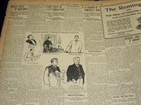 1909 MAY 20 THE BOSTON HERALD - PRESIDENT LOWELL AT HARVARD HELM - BH 401