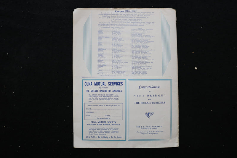1936 JULY THE BRIDGE MAGAZINE - SAILBOATS COVER - E 10534