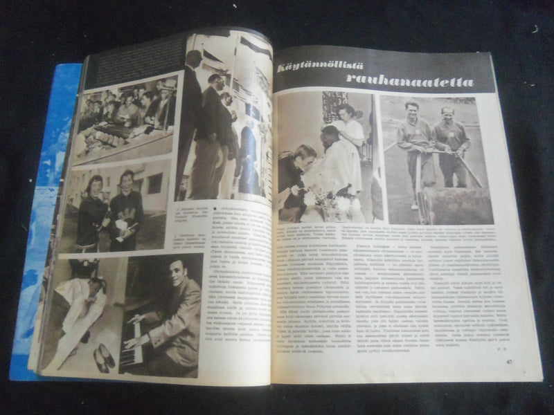 1952 URHEILUN KUVA-AITTA - OLYMPIA-NUMERO MAGAZINE-NO. 4- FINNISH TEXT - B 4077T