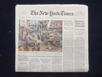 2023 OCTOBER 24 NEW YORK TIMES -STRIKES ON GAZA INTENSIFY, AID ENTERS IN TRICKLE