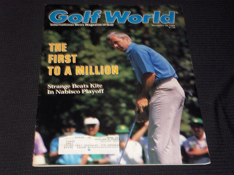 1988 NOVEMBER 18 GOLF WORLD MAGAZINE - CURTIS STRANGE FRONT COVER - E 6236