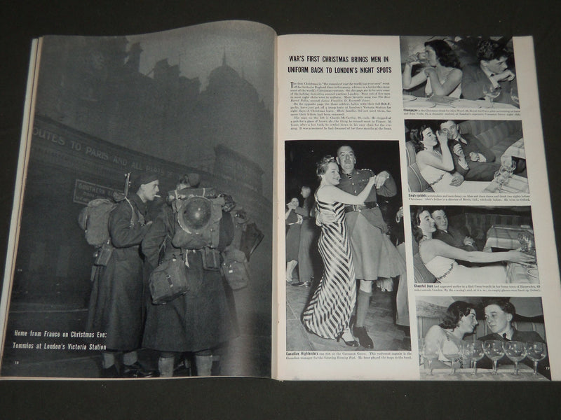 1940 JANUARY 29 LIFE MAGAZINE - LANA TURNER COVER - L 163