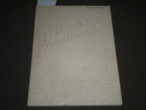 1954 WEATHER VANE WESTFIELD HIGH SCHOOL YEARBOOK - NEW JERSEY - YB 1273
