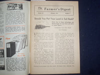 1957 FEBRUARY & DECEMBER FARMERS DIGEST MAGAZINE - LOT OF 2 - J 9788