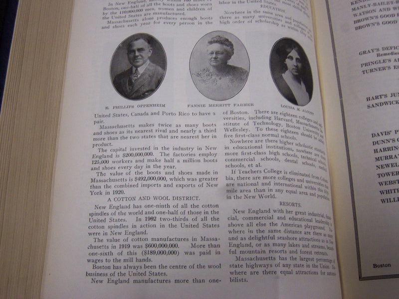 1922 JANUARY-DECEMBER JOURNAL OF EDUCATION BOUND VOLUME - COMPLETE YEAR - R 932