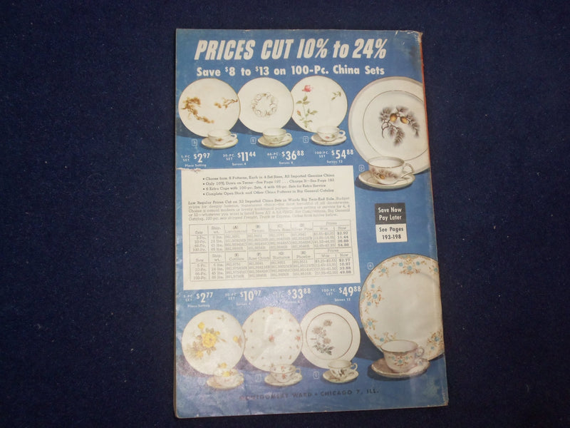 1960 WINTER MONTGOMERY WARD SALE CATALOG - SOFTCOVER - CHICAGO, IL - J 9324