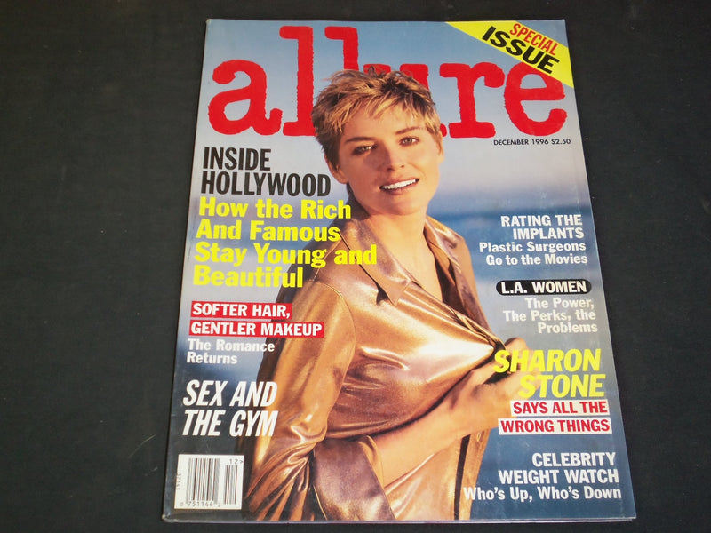 1996 DECEMBER ALLURE MAGAZINE - SHARON STONE - SP 5036
