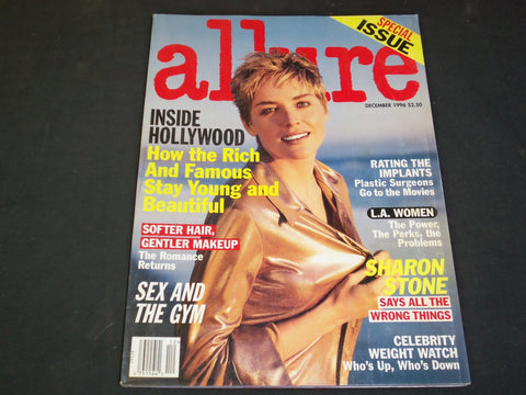 1996 DECEMBER ALLURE MAGAZINE - SHARON STONE - SP 5036