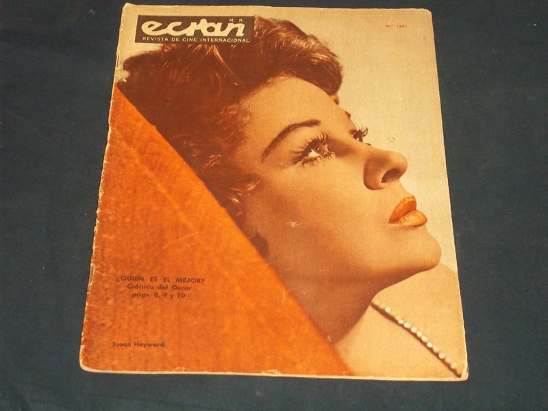 1959 APRIL 7 ECRAN SPANISH MAGAZINE - SUSAN HAYWARD COVER - E 26095