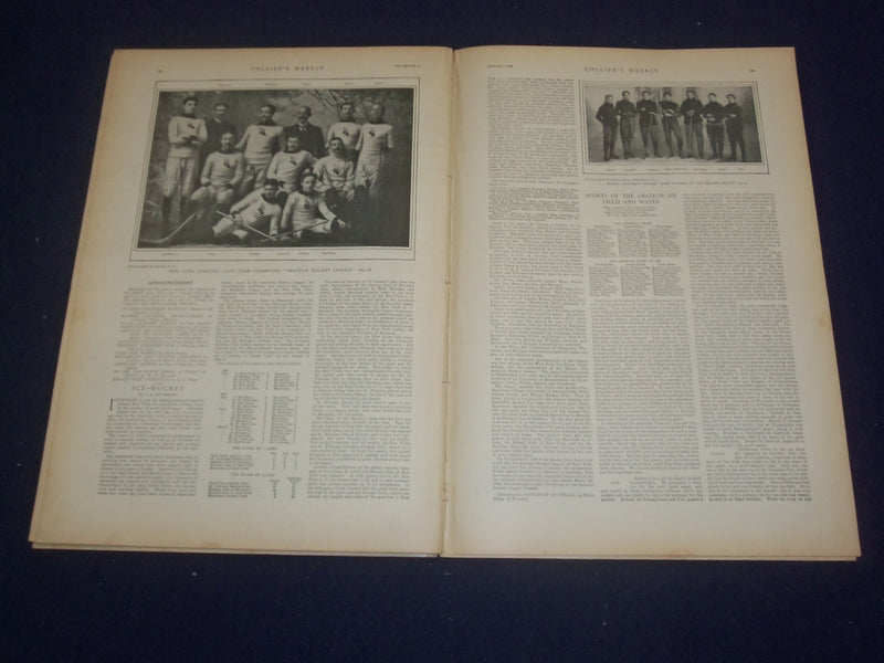 1899 JANUARY 7 COLLIER'S MAGAZINE-RETURN OF AMERICAN PEACE COMMISSIONERS-ST 6654