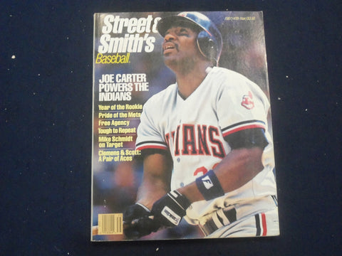 1987 STREET AND SMITH'S BASEBALL MAGAZINE - JOE CARTER COVER - ST 6920