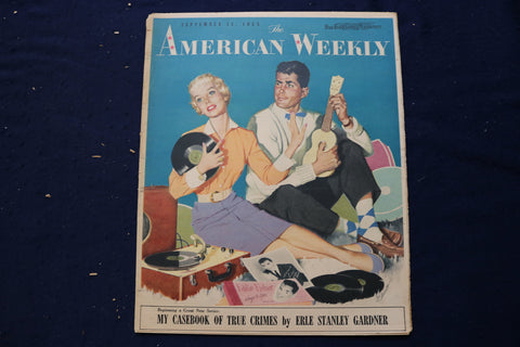 1955 SEP 11 AMERICAN WEEKLY MAGAZINE - SUSAN HAYWORTH ARTICLE & PHOTO - E 23270