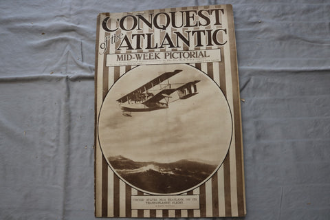 1919 MAY 29 MID-WEEK PICTORIAL MAGAZINE SECTION-CONQUEST OF THE ATLANTIC-NP 9258
