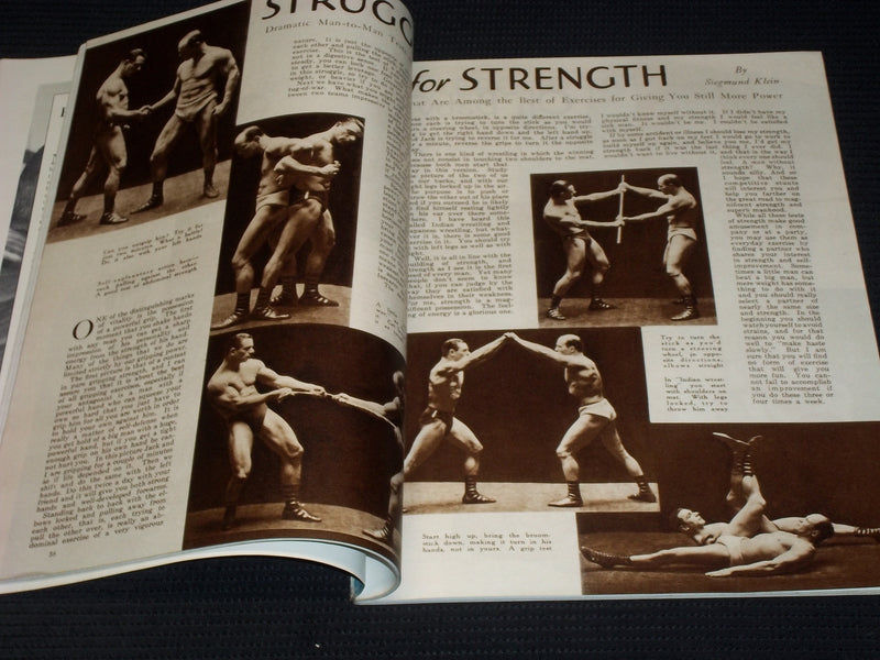 1936 NOVEMBER PHYSICAL CULTURE MAGAZINE NICE EXERCISE WORKOUT ISSUE - E 3739