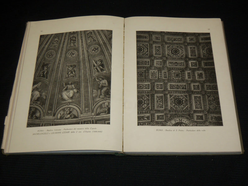 1915 VOLTE E SOFFITTI ITALIANI BOOK BY ARDUINO COLASANTI - NICE PRINTS - R 710D