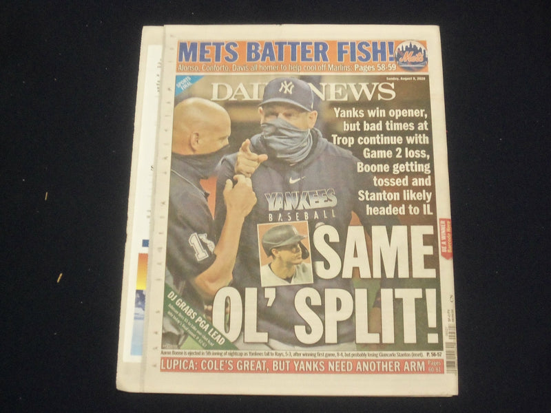2020 AUGUST 9 NEW YORK DAILY NEWS NEWSPAPER - 1000s WAIT FOR POWER AFTER ISAIAS