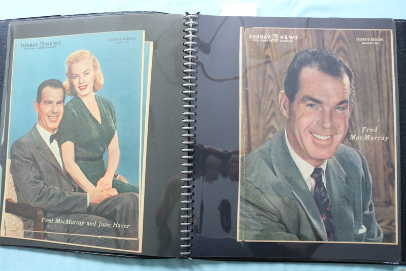 MOVIE STAR MAGAZINE PHOTOS SCRAPBOOK - JAYNE MANSFIELD - JEANETTE MACDONALD- #16