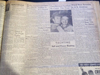 1941 AUGUST 28 CLEVELAND NEWS NEWSPAPER - HITLER NOTIFIES TURKS OF WAR - NT 7419