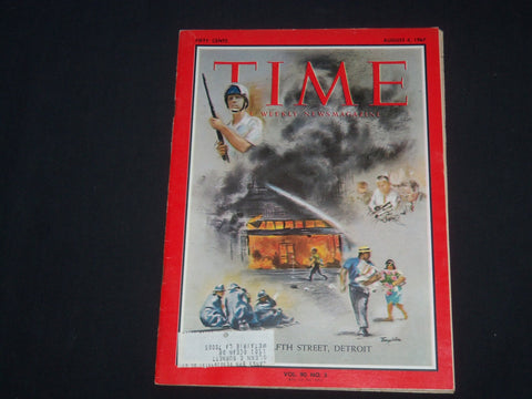 1967 AUGUST 4 TIME MAGAZINE - DETROIT RACE RIOTS - T 2024