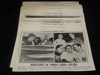1947-1948 ILLUSTRATED CURRENT NEWS SPORTS PHOTOS - 29 PIECES - #201