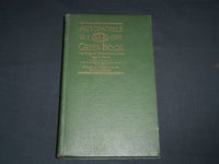 1923 AUTOMOBILE ALA GREEN BOOK - VOLUME 1 - STATES & TRUCK LINES - KD 5551