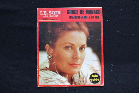 1979 NOVEMBER 8 LE SOIR ILLUSTRE MAGAZINE - GRACE KELLY COVER - E 25827