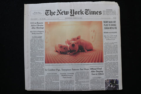 2025 MARCH 12 NEW YORK TIMES - TRUMP BACKS OFF PLANS TO DOUBLE CANADA METAL FEE