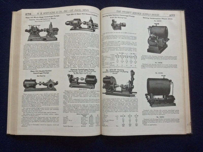 1945 R.B. WHITACRE & CO. INC. HARDCOVER SUPPLIES CATALOG - ST. PAUL, MN - R 98F
