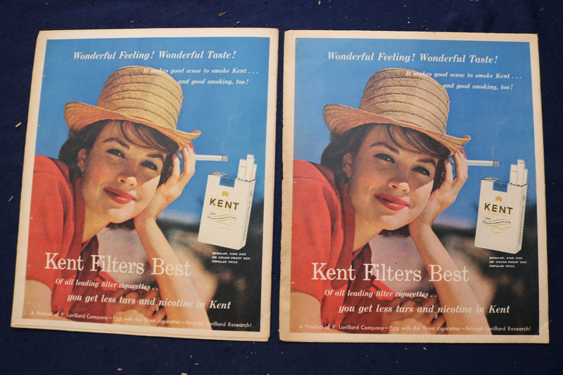1959 MAY 3 AMERICAN WEEKLY MAGAZINE - DEBBIE REYNOLDS COVER - LOT OF 2 - E 23281