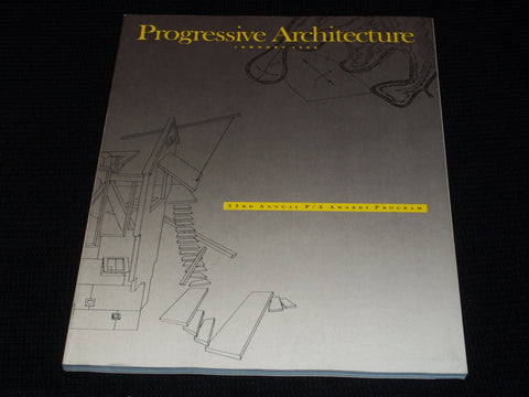 1986 JANUARY PROGRESSIVE ARCHITECTURE MAGAZINE - 33 ANNUAL P/A AWARDS - E 4090