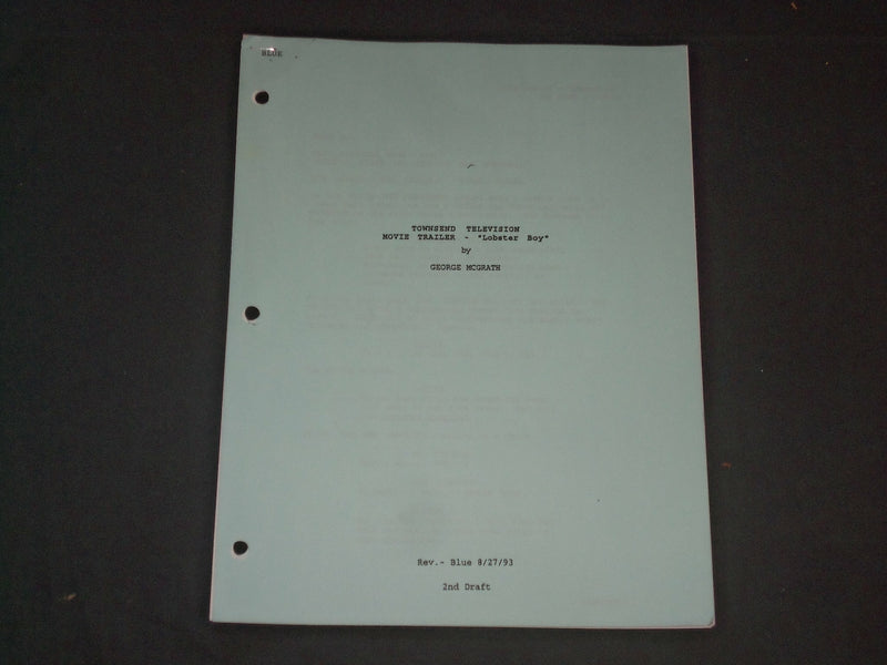 1993 TOWNSEND TELEVISION - TELEVISION SCRIPTS - LOT OF 7 - O 3097