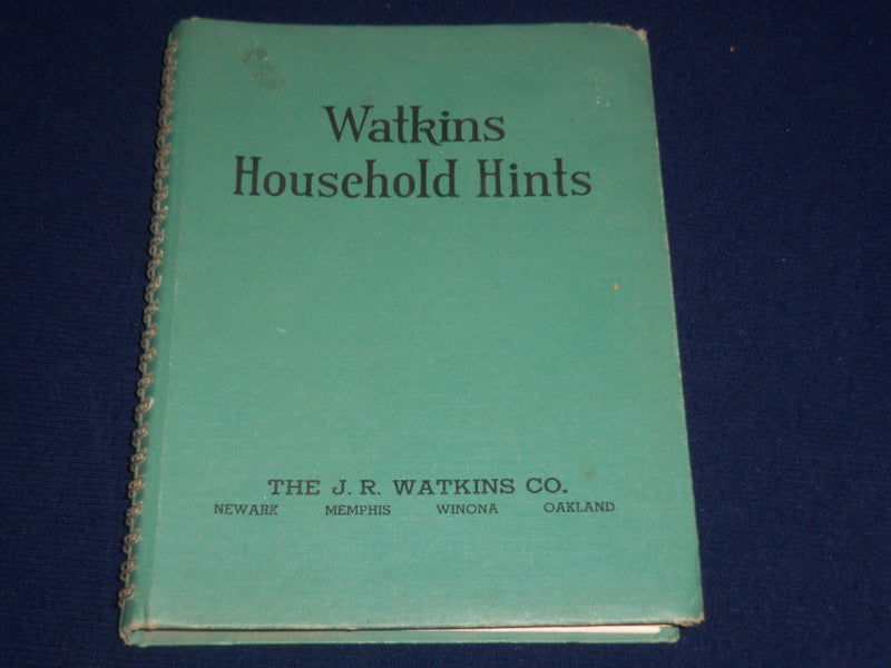 1941 WATKINS HOUSEHOLD HINTS BOOK BY ELAINE ALLEN - PRODUCT REVIEWS - KD 2370