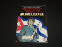 1979 SEPTEMBER 10 NEW YORK MAGAZINE - AN ARMY IN EXILE - SP 3952