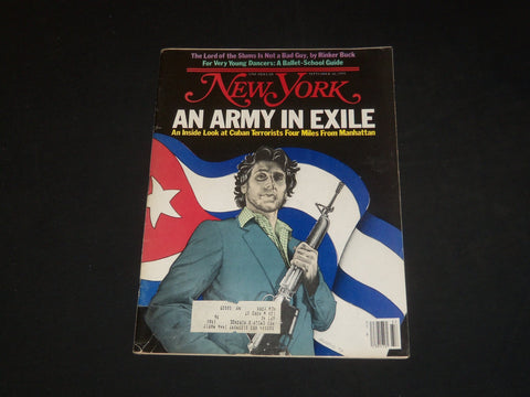 1979 SEPTEMBER 10 NEW YORK MAGAZINE - AN ARMY IN EXILE - SP 3952