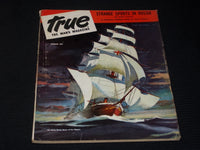 1946 AUGUST TRUE MAGAZINE - THE FLYING CLOUD FRONT COVER - E 3834