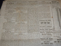 1856 JAN MONTHLY MESSENGER NEWSPAPER - SAMUEL MORSE - LOTTERY PRIZES - NP 3879R