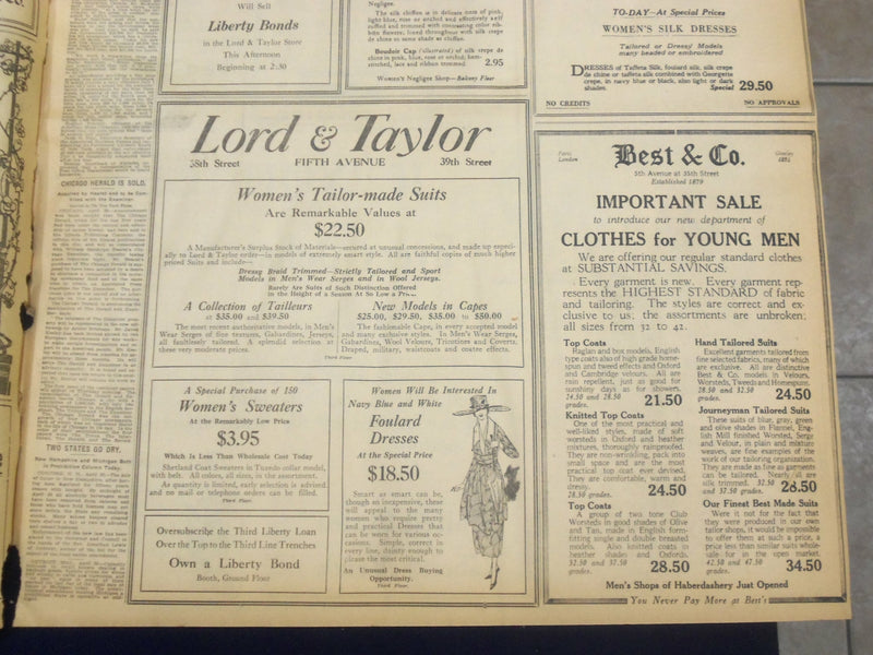 1918 MAY 1 NEW YORK TIMES - ARNIM'S DIVISIONS SMASHED - NT 8168