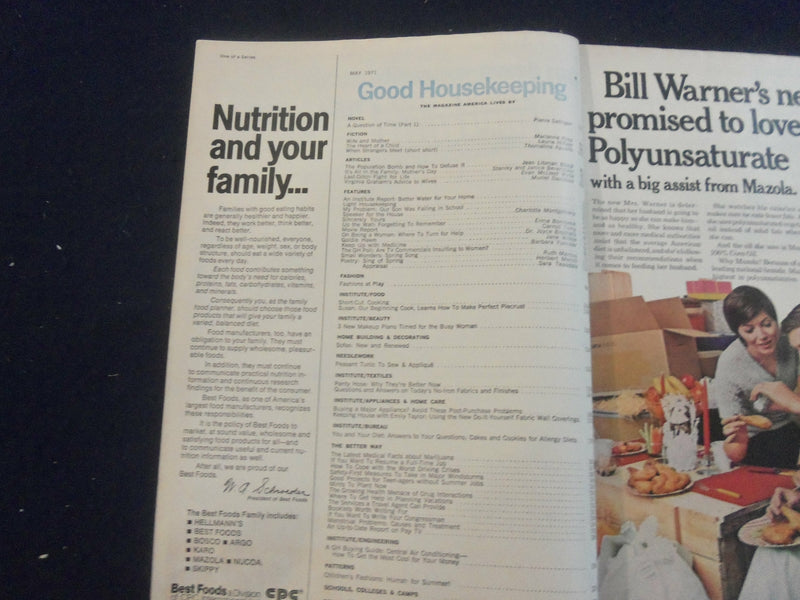 1971 MAY GOOD HOUSEKEEPING MAGAZINE - GOLDIE HAWN COVER - SP 4796J