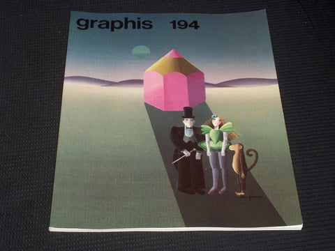 1977/78 #194 GRAPHIS MAGAZINE - BEAUTIFUL FRONT COVER - E 4052