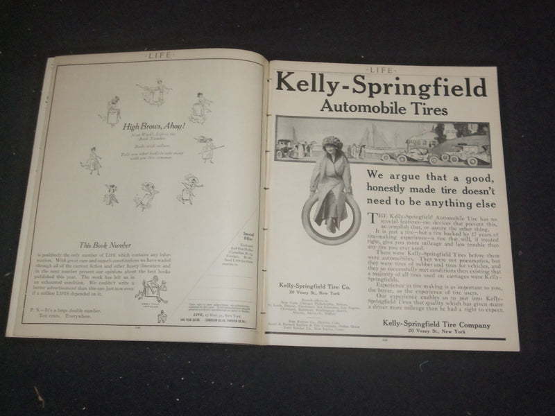 1912 JUNE 6 LIFE MAGAZINE - TURTLE DOVE NUMBER - THE FOUNTAIN OF YOUTH - ST 6480