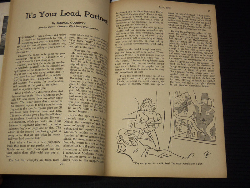 1943 MAY WRITER'S DIGEST MAGAZINE - MATHIEU - YEWDALE - ROBERTS - K 1034