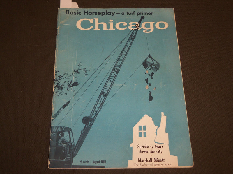 1955 AUGUST CHICAGO MAGAZINE - JOHN CHANCELLOR - BASIC HORSEPLAY - J 3516