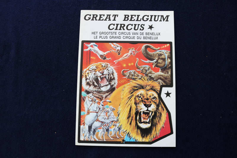 1989-1991 GREAT BELGIUM CIRCUS PROGRAMS - LOT OF 7 - O 3523