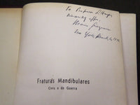 1944 FRATURAS MANDIBULARES AUTHOR INSCRIBED BY DR. MARIO GRAZIANI - KD 2619