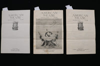1943-1944 AMERICAN THEATRE PROGRAM - LOT OF 3 - ST. LOUIS - K 2815