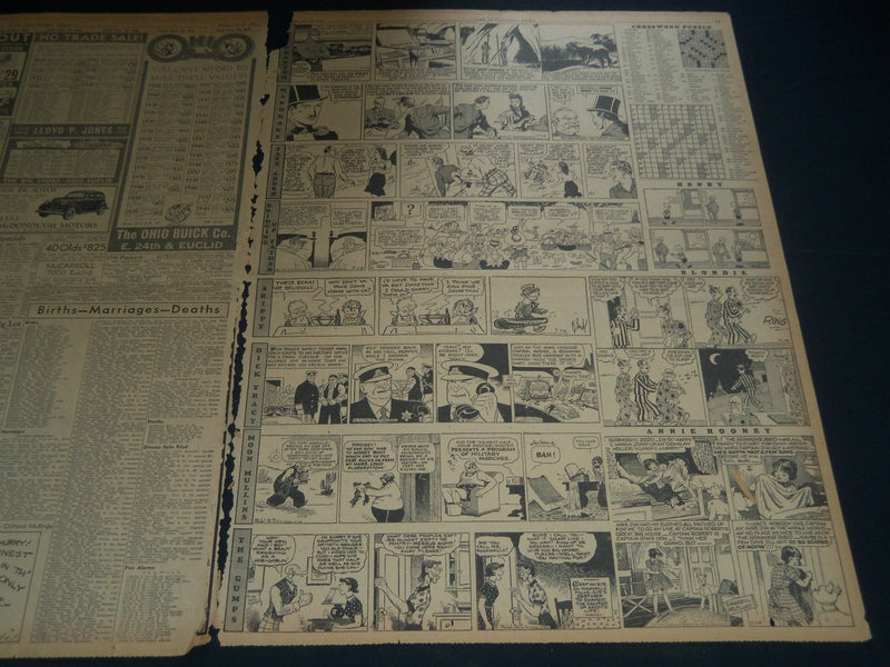 1941 JULY 14 CLEVELAND NEWS - CHURCHILL PLEDGES FURY IN BOMBING - NT 7461
