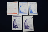 1956-1961 MILLS BRO 3-RING CIRCUS TOUR SOFTCOVER PROGRAMS - LOT OF 5 - K 610