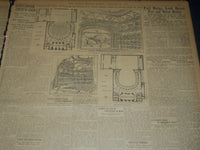 1908 NOVEMBER 29 THE BOSTON HERALD -TRAIN WRECK AT SOUTH BOSTON STATION - BH 216