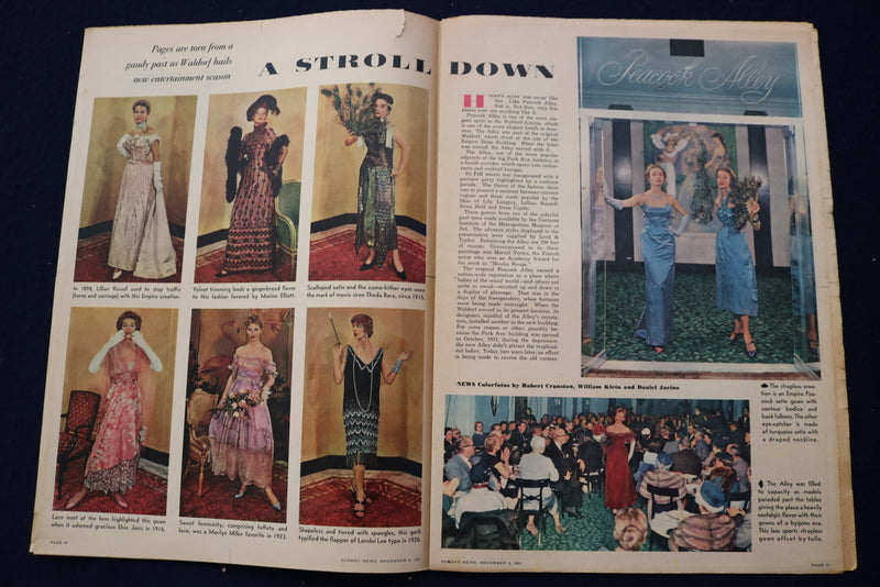 1953 NOVEMBER 8 SUNDAY NEWS PICTURE NEWSPAPER - JACKIE GLEASON COVER - E 22779